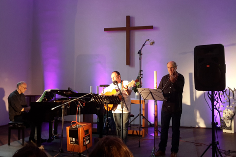 Ehrhard, Hürten und Selbach spielen in der Tersteegenkirche zur Dünnwalder Musiknacht 2018